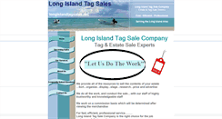 Desktop Screenshot of longislandtagsales.net