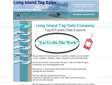 Tablet Screenshot of longislandtagsales.net